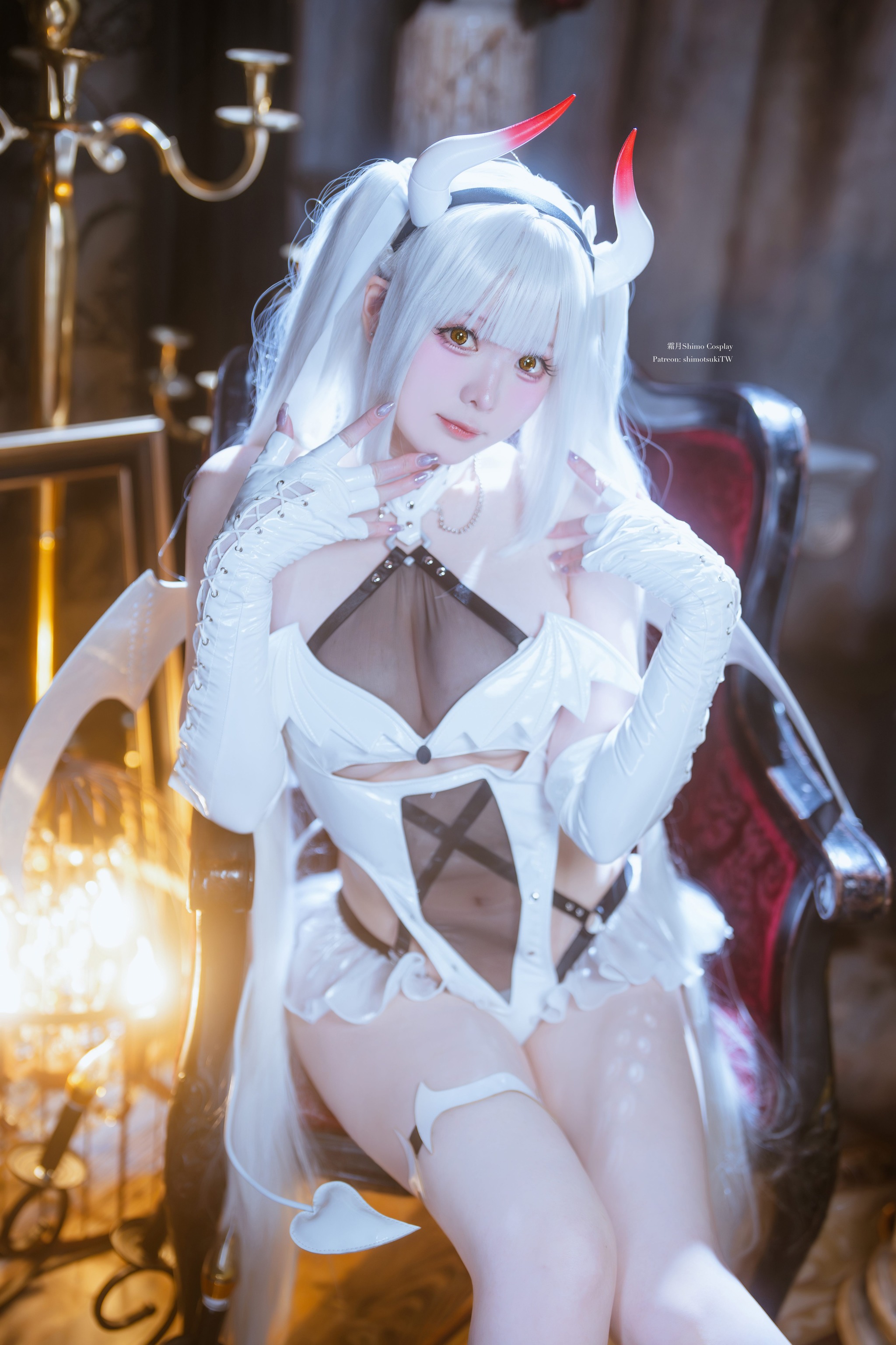 图片[1]-霜月shimo – NO.167 Blanc Demon[21P]-XikXak